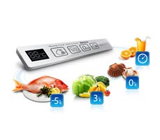 Geladeira Side by Side Samsung RS21HKLMR sistema cool selectzone