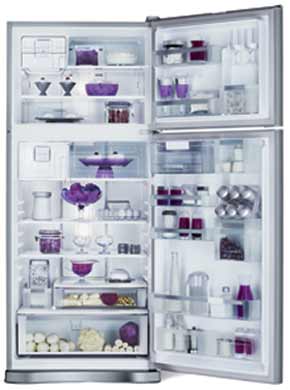 Geladeira Electrolux Frost Free Duplex Infinity DI80X com amplo espaço interno