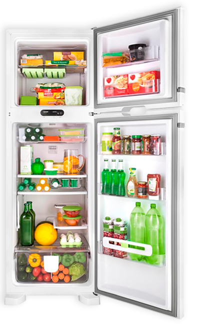 Espaço interno do Refrigerador Consul Espaço interno do Refrigerador Consul