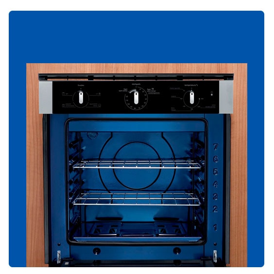 Revestimento interno esmaltado: tecnologia Cleartec Forno Elétrico Embutir Consul COB84AR Interno Cleartec tecnologia limpeza