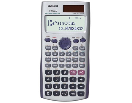 Tenha uma calculadora científica da Casio - Com ela, você é capaz de resolver cálculos matemáticos complexos