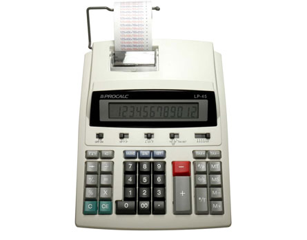 calculadora Procalc LP45 com impressora
