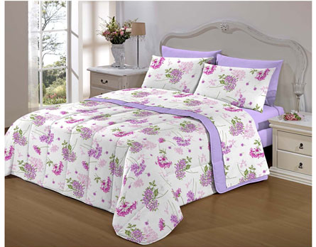 jogo de cama casal Camesa Poesie 200 Fios