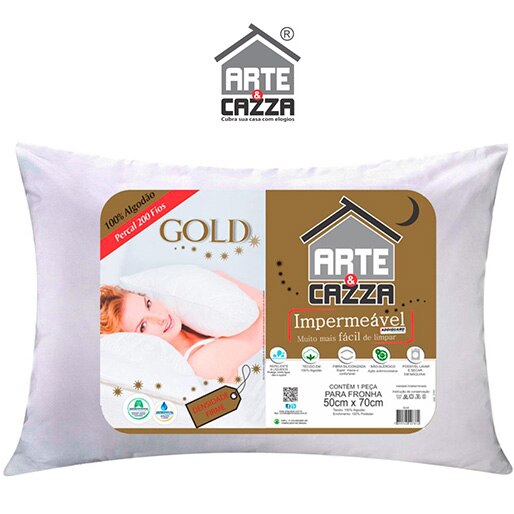 Travesseiro Arte Cazza Gold