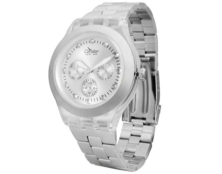 Relógio Feminino Analógico Condor New KZ25049B Prata