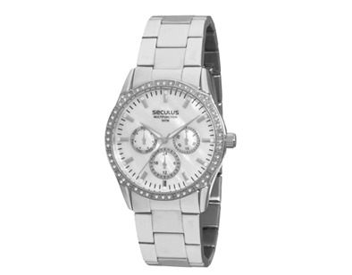 relógio feminino analógico Seculus Multifunções 48047L0SGNS1