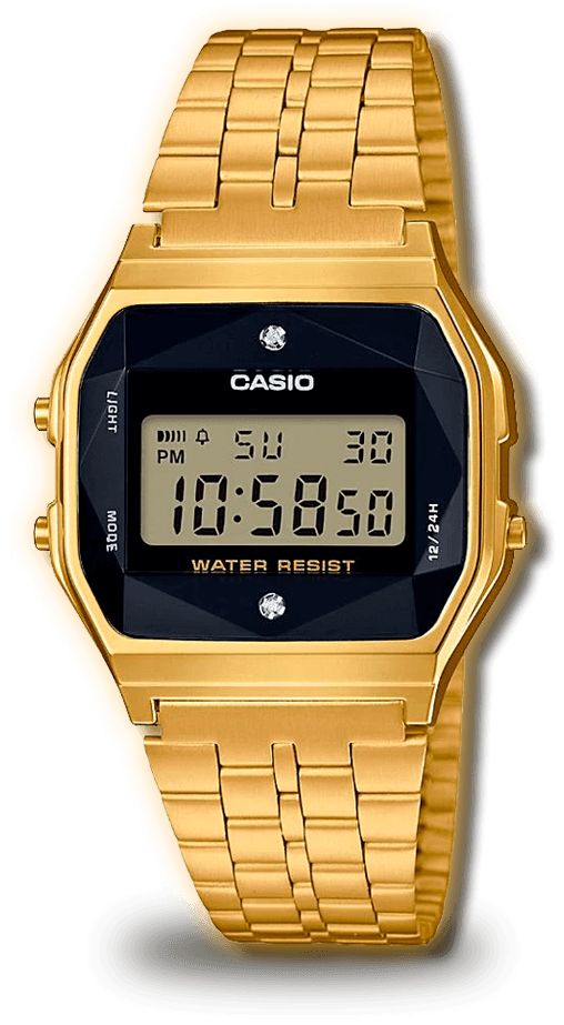 Relógio Feminino Digital Casio Vintage A159WGED-1DF