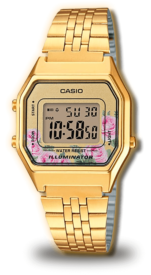 Relógio Feminino Digital Casio Vintage LA680WGA 4CDF Relógio Feminino Digital Casio Vintage LA680WGA 4CDF