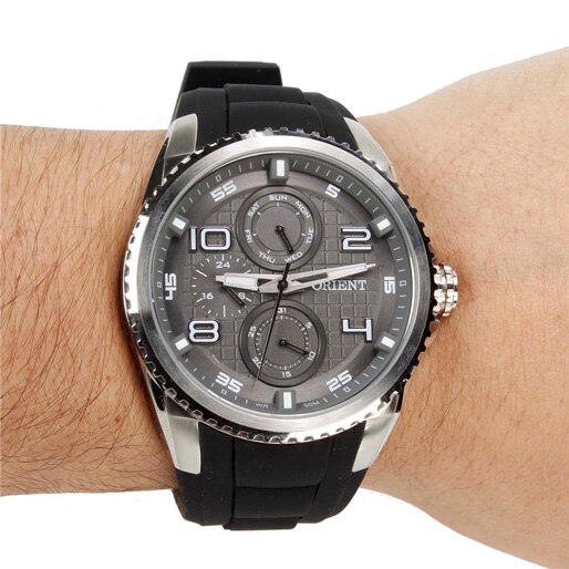 Relógio Orient MBSPM016 G2PX Calendário Analógico multifunções
