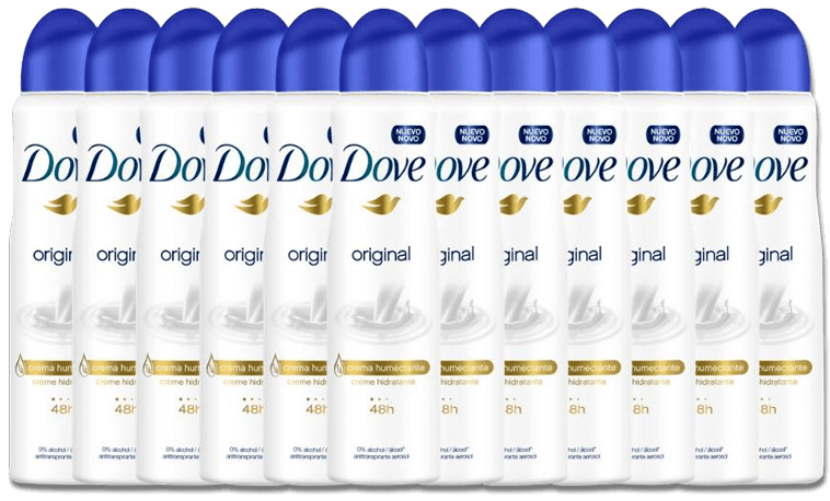 Desodorante Aerossol Dove Original 150ml 12 Unidades