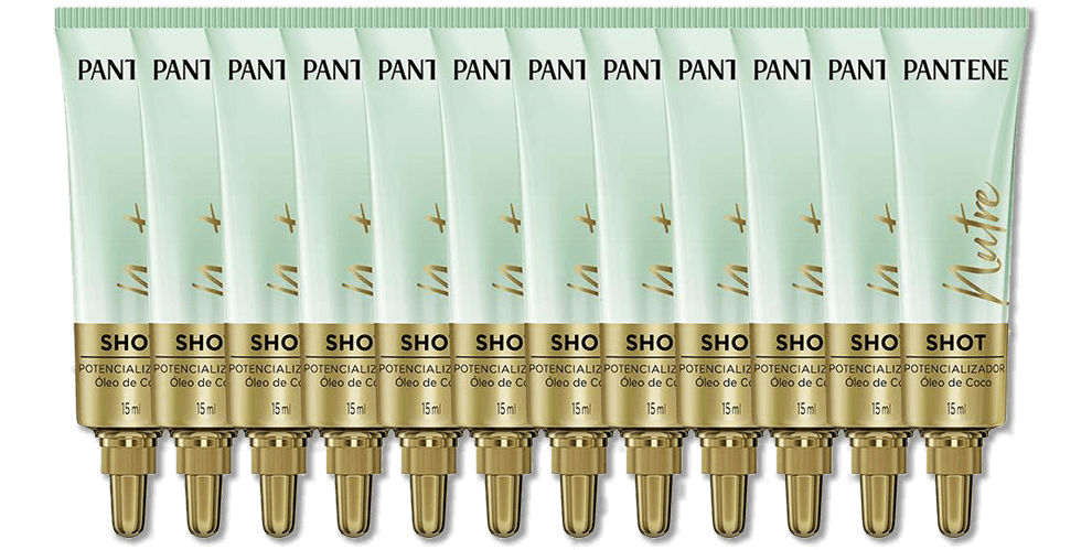 Ampola Pantene Nutrição Shot Potencializador 12 Unidades