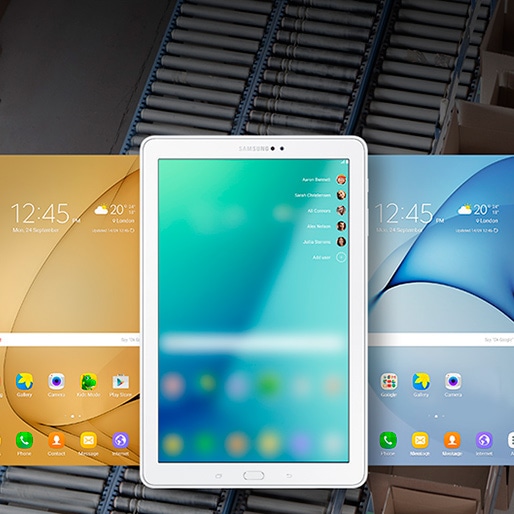 Tablet Samsung Galaxy multiusuário