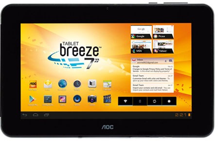 Tablet AOC Breeze Android