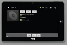 Tablet Music Player AOC