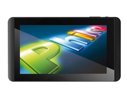 Tablet Philco equipado com o sistema Android 4.0, da Google