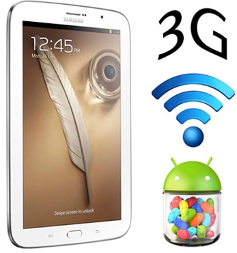 Galaxy Note 8.0 internet 3G Wi-Fi Android