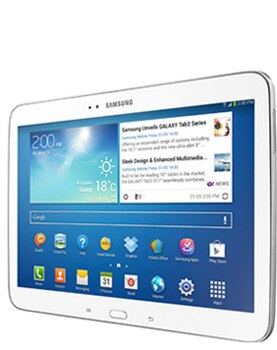 Tablet Samsung Galaxy Tab 3 com GPS e bluetooth