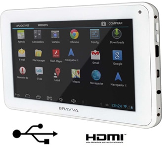 Tablet Bravva USB HDMI