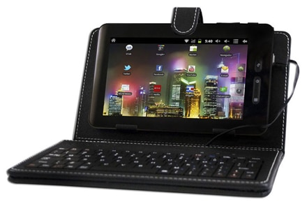 Tablet Phaser Kinno Plus S com capa e teclado