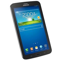 tablet Samsung Galaxy Tab 3 SM T2110 Preto inclinado
