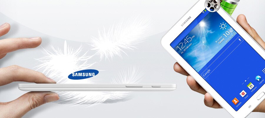 tablet samsung galaxy tab 3 lite sm-t110n branco acabamento premium