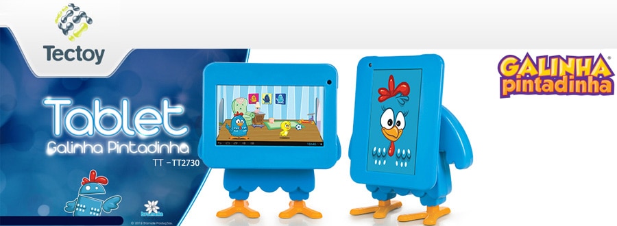 Tablet TecToy Galinha Pintadinha 2 TT2730 Android
