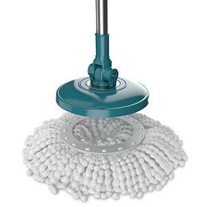 Mop Giratório FlashLimp Fit MOP5011 Balde Cinza Verde refil microfibra