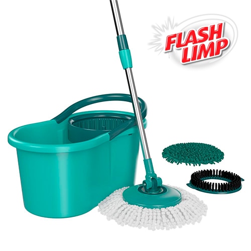 mop giratório 3em1 flashlimp mop8258 esfregão