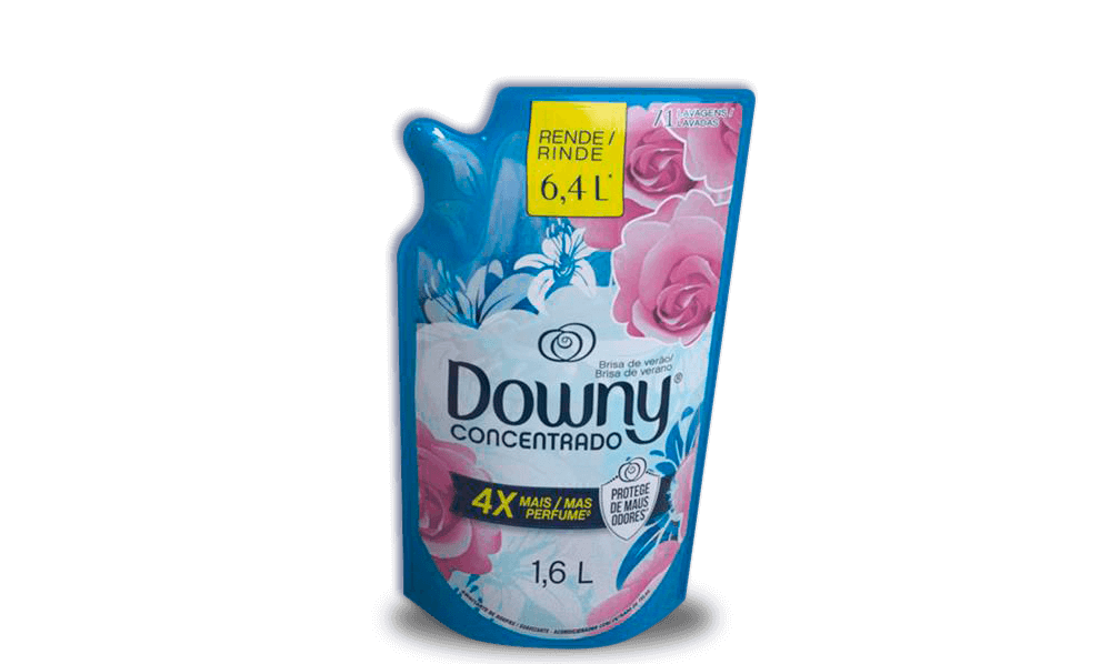 Refil Amaciante Downy Concentrado Brisa de Verão 1,6L kit