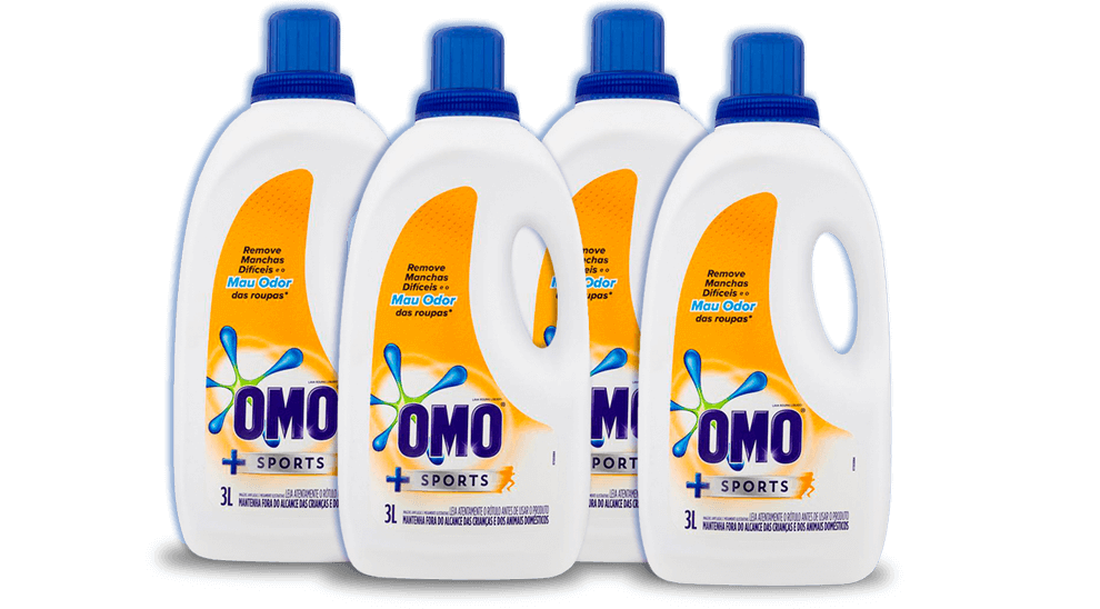 Sabão em pó Omo Sports 3L