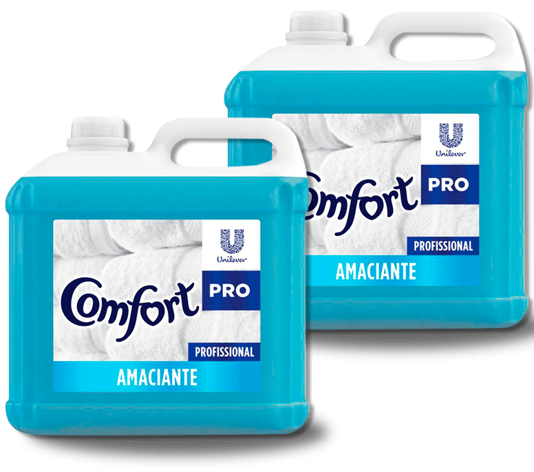 Amaciante Comfort Diluído Uso Profissional 10L 2 Unidades