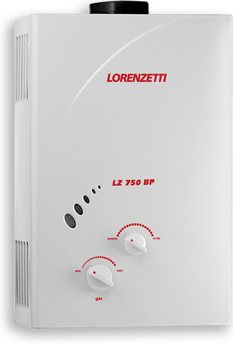 Aquecedor de Água a Gás Lorenzetti LZ 750 BP Exaustão Natural