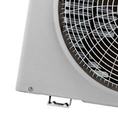 ar condicionado Split Samsung Max Plus AS18UWBUXAZ Frio unidade externa acabamento