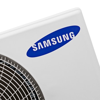 ar condicionado Split Samsung Max Plus AS18UWBUXAZ Frio unidade externa detalhe