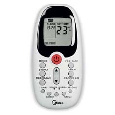 ar condicionado Split Midea Estilo Frio controle