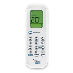ar-condicionado Split Midea Luna Frio controle remoto