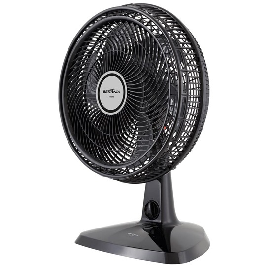Ventilador de Mesa Britânia B400 Turbo – Preto Ventilador Mesa Britânia B400 Turbo 3 Velocidades