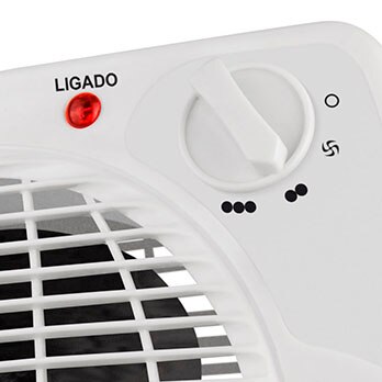 Aquecedor Dilleta da Cadence com botões