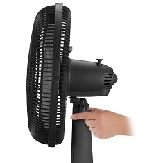 ventilador Arno Turbo Silencio Maxx 40 TS40 Preto de lado