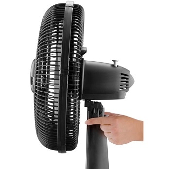 ventilador Arno Turbo Silencio Maxx Repelente TS55 Preto de lado
