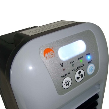 climatizador MG Eletro Personal Portátil MGCLI0800 display