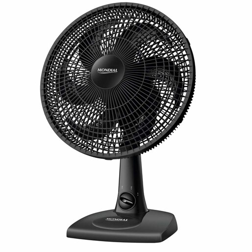 Ventilador Mesa Mondial Black Classic 30cm 3 Velocidades