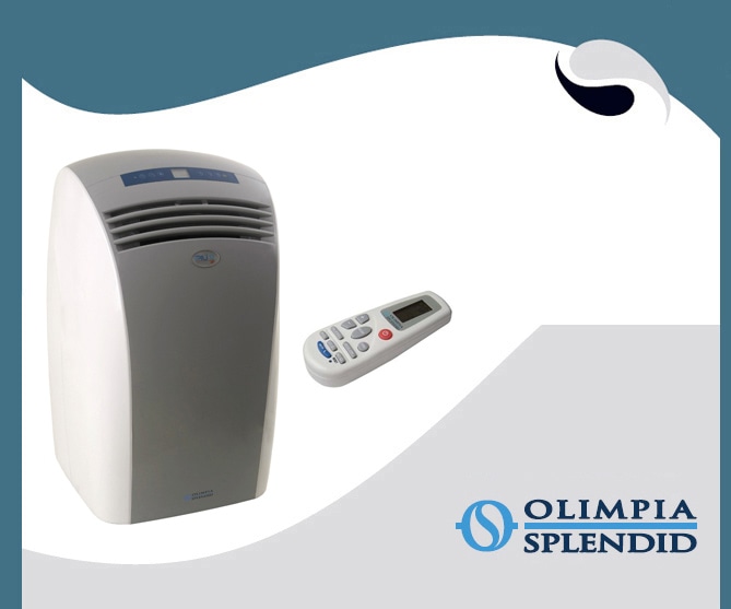 Ar-Condicionado Portátil Olimpia Splendid PIU Quente/Frio 12.000 BTUs