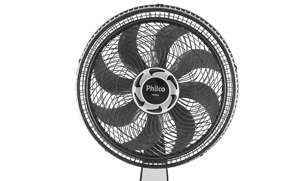 Muito resistente, ele é produzido com cobre e alumínio Ventilador Mesa Philco PVT490 Turbo velocidades porta fio grade