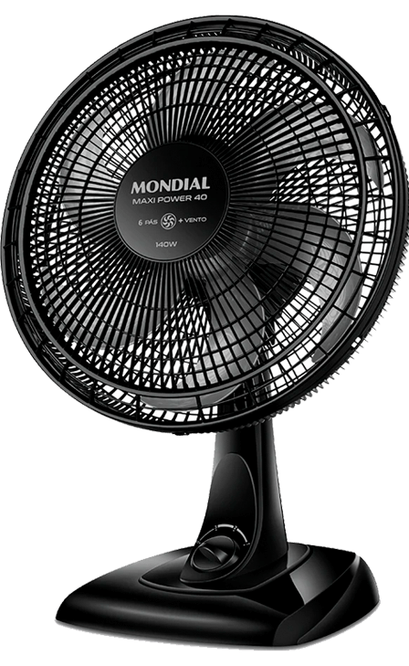 Ventilador Mondial Maxi Power V-40-B Preto