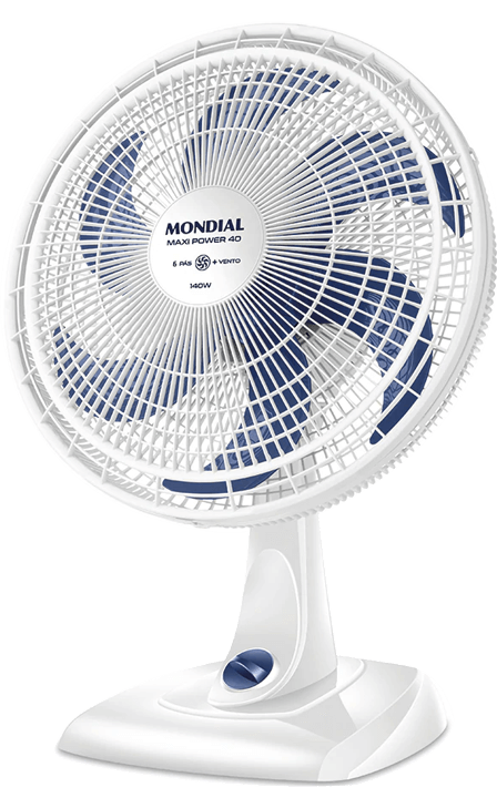 Ventilador Mondial Maxi Power V-40-W Branco