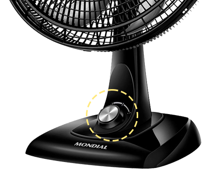 Ventilador Mondial Super Power VSP-40B grade removível 