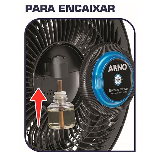 ventilador repelente frasco