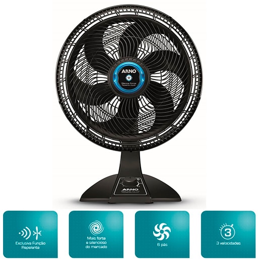 ventilador arno repelente líquido