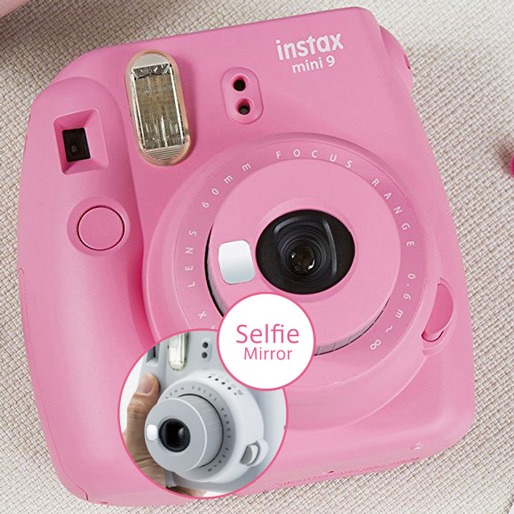 Câmera Instantânea Fujifilm Instax Mini 9 espelho selfie flash
